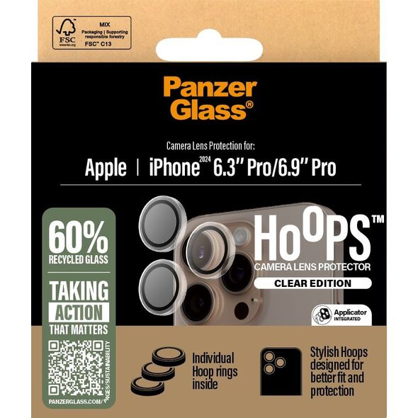 PanzerGlass PanzerGlass Hoops Transparent  iPhone '24 6.1"  6.7"
