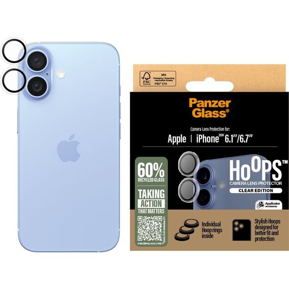 PanzerGlass PanzerGlass Hoops Transparent  iPhone '24 6.1"  6.7"