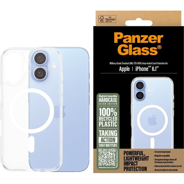 PanzerGlass PanzerGlass HardCase White MagSAFE  iPhone '24 6.1"