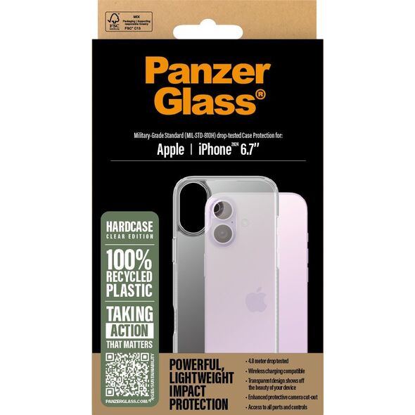 PanzerGlass PanzerGlass HardCase Transparent iPhone '24 6.7"