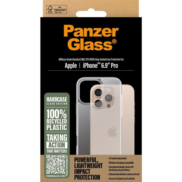 PanzerGlass PanzerGlass HardCase Transparent iPhone '24 6.9" Pro