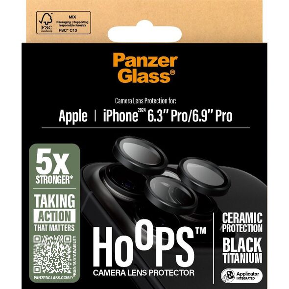 PanzerGlass PanzerGlass Hoops Ceramic Lens Protector iPhone '24 6.1"  6.7"