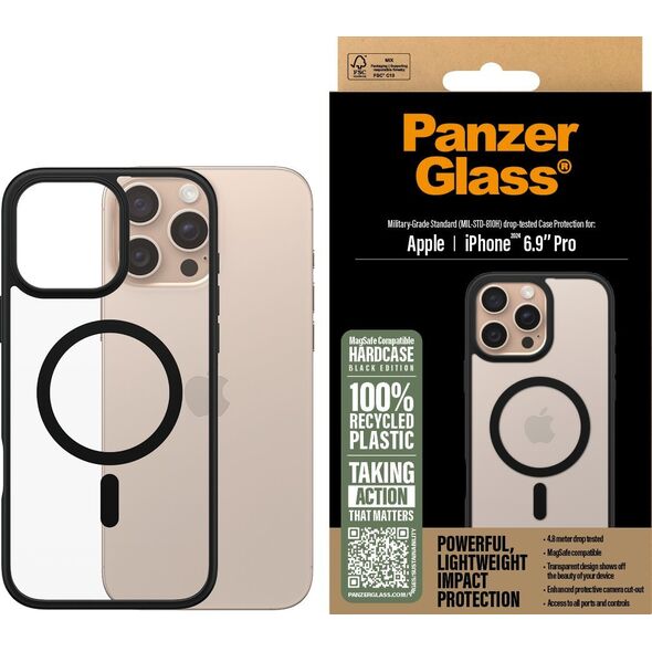 PanzerGlass PanzerGlass HardCase Black MagSAFE  iPhone '24 6.9" Pro
