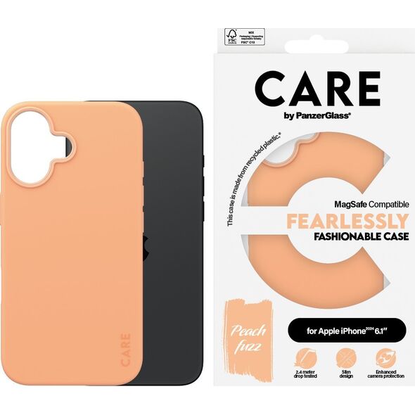 PanzerGlass CARE Case Fashion Peachy MagSAFE  iPhone '24 6.1"