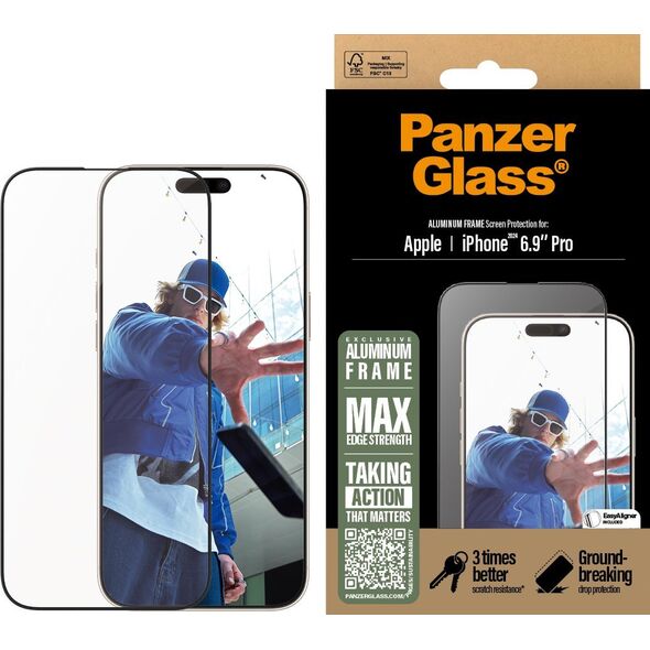 PanzerGlass PanzerGlass  Aluminum Frame iPhone '24 6.9" ProUWF