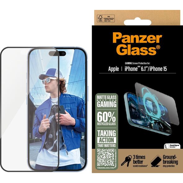 PanzerGlass PanzerGlass Gaming  iPhone '24 6.1" UWF