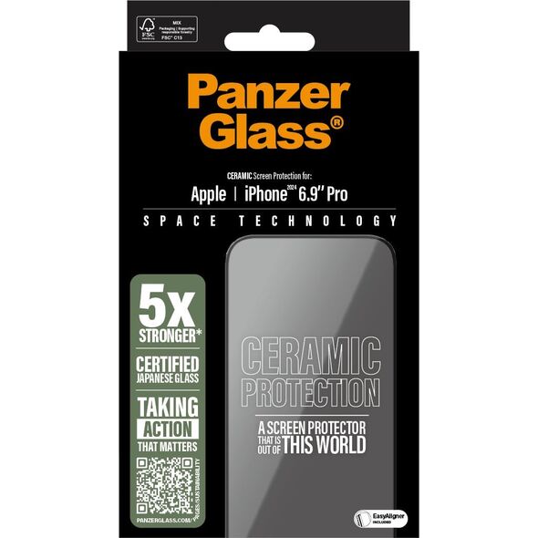 PanzerGlass PanzerGlass Ceramic  iPhone '24 6.9" Pro UWF