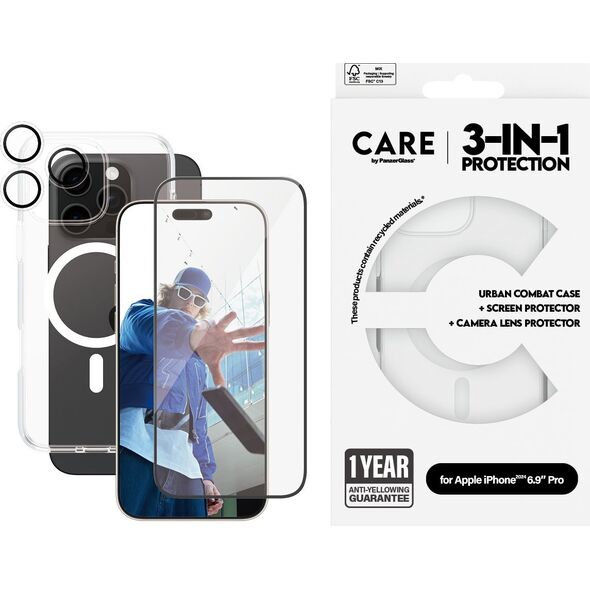 PanzerGlass CARE Flagship 3-in-1  iPhone '24 6.9" Pro