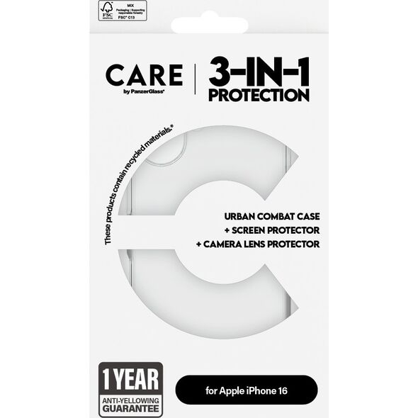 PanzerGlass CARE Flagship 3-in-1  iPhone '24 6.1"
