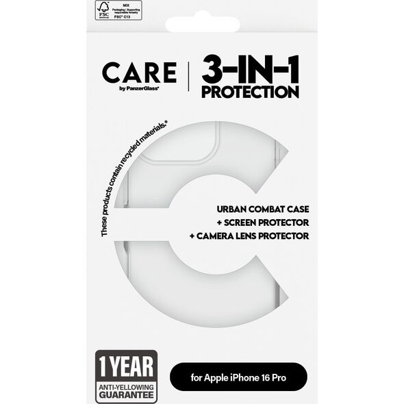PanzerGlass CARE Flagship 3-in-1  iPhone '24 6.3" Pro