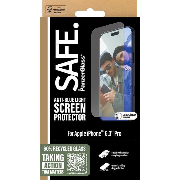 PanzerGlass SAFE EyeCare  iPhone '24 6.3" Pro  UWF