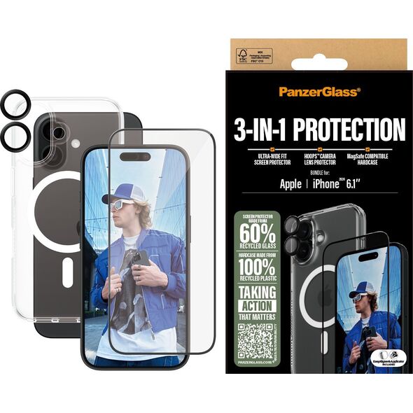 PanzerGlass PanzerGlass 3-in-1 Protection  iPhone '24 6.1"