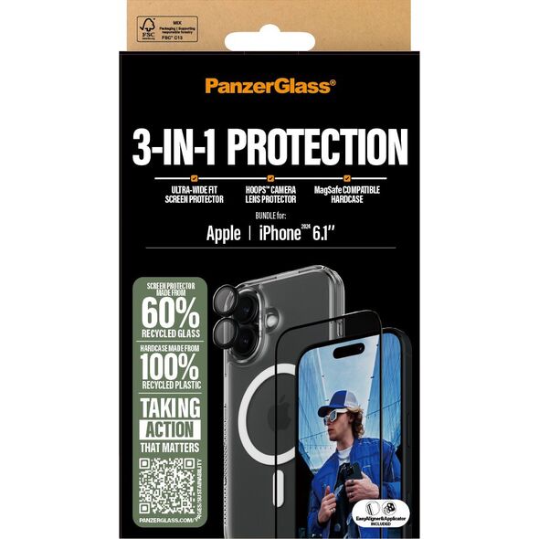 PanzerGlass PanzerGlass 3-in-1 Protection  iPhone '24 6.1"