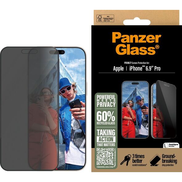 PanzerGlass PanzerGlass Privacy  iPhone '24 6.9" Pro UWF