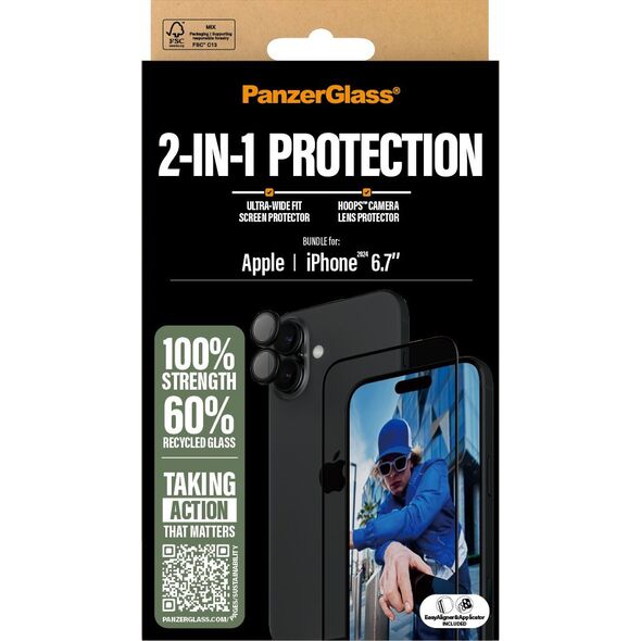 PanzerGlass PanzerGlass 2-in-1  iPhone '24 6.7"