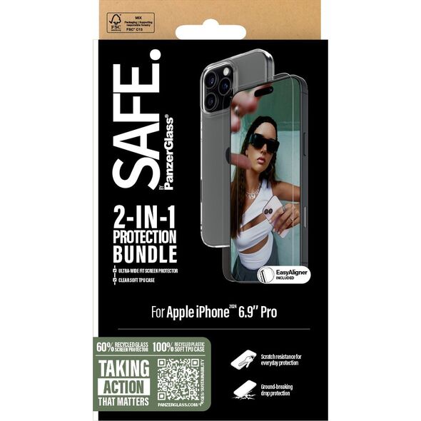 PanzerGlass SAFE 2-in-1 Protection  iPhone '24 6.9" Pro
