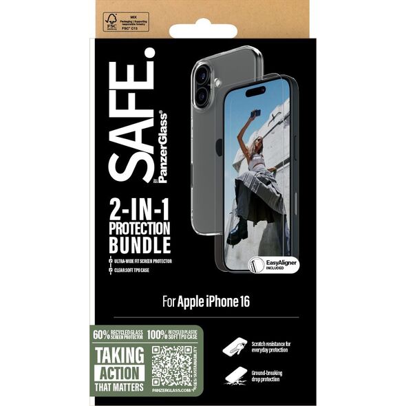 PanzerGlass SAFE 2-in-1 Protection  iPhone '24 6.1"