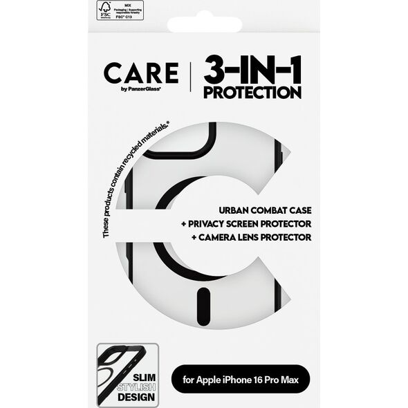 PanzerGlass CARE Flagship 3-in-1 Privacy  iPhone '24 6.9" Pro