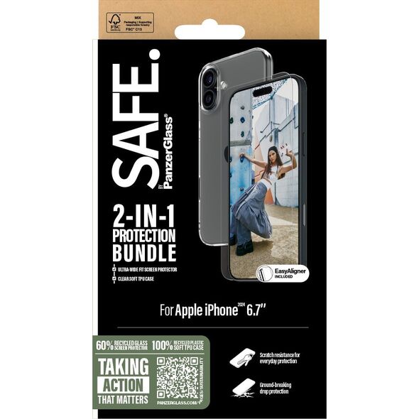 PanzerGlass SAFE 2-in-1 Protection  iPhone '24 6.7"