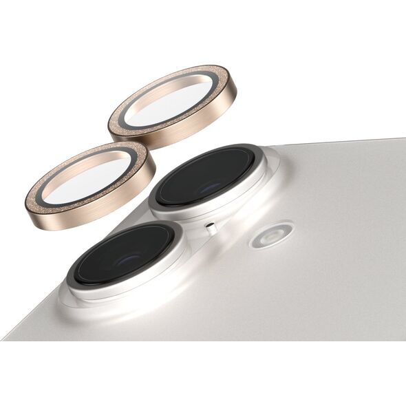PanzerGlass SAFE Camera  Protector Glitter Gold iPhone '24 6.1"  6.7"