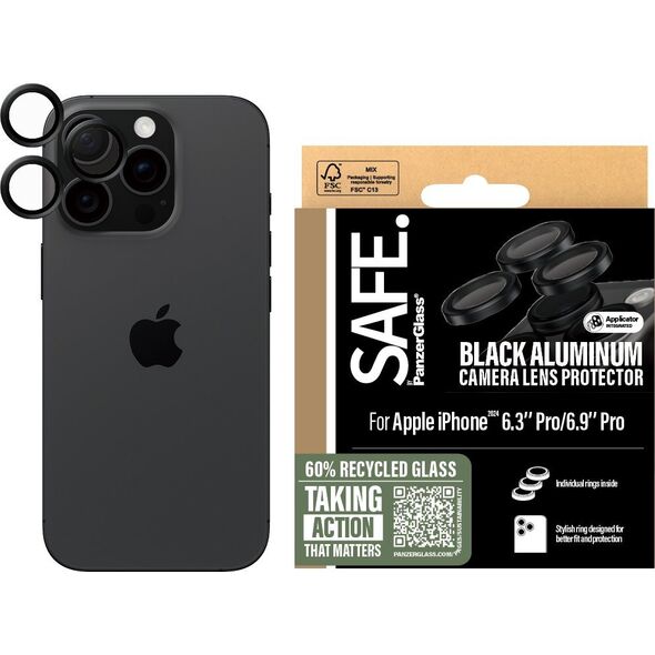 PanzerGlass SAFE Camera  Protector Black iPhone 24 6.1"  6.7"