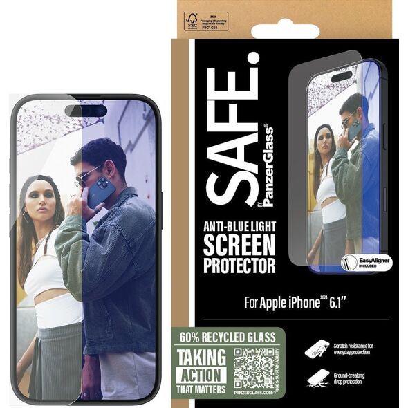 PanzerGlass SAFE EyeCare  iPhone '24 6.1" UWF