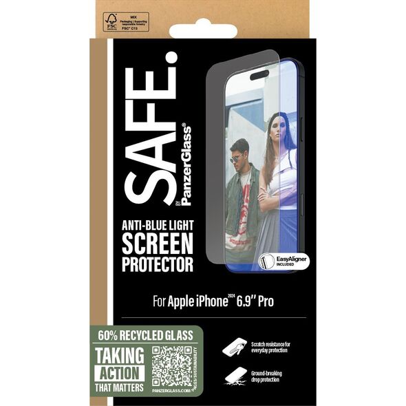 PanzerGlass SAFE EyeCare  iPhone '24 6.9" Pro UWF