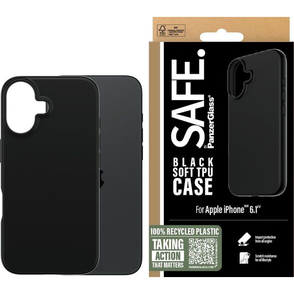 PanzerGlass SAFE TPU Case '24 6.1"  Black
