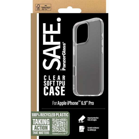 PanzerGlass SAFE TPU Case '24 6.9" Pro  Transparent