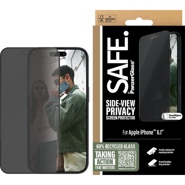 PanzerGlass SAFE Privacy  iPhone '24 6.1" UWF