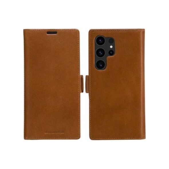 dbramante Samsung Galaxy S24 Ultra Lynge 2-in-1 Wallet Case by Dbramante1928 Brown