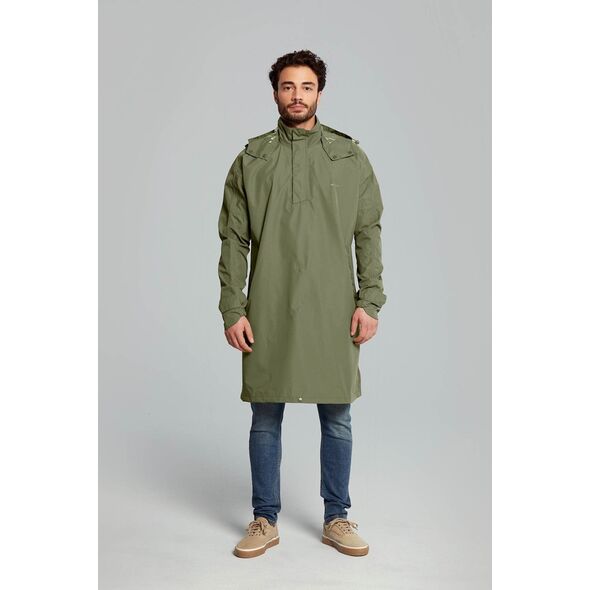 Basil Ponczo przeciwdeszczowe unisex BASIL MOSSE BICYCLE RAIN PONCHO UNISEX 100% waterproof olive green Rozmiar: XL/XXL