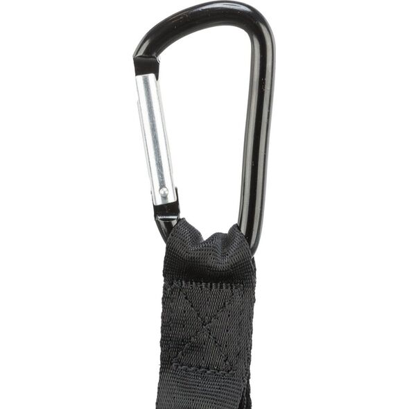 Trixie TRIXIE 12774, Dog, Seat belt safety lead, Black, Tape, Monochromatic, Polyester