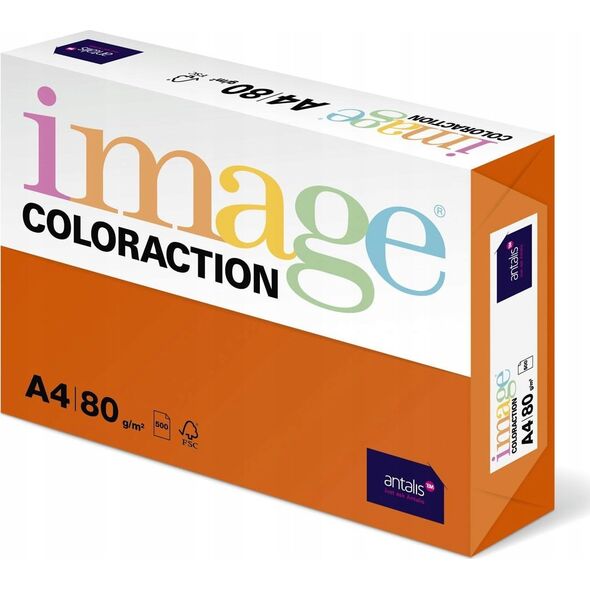 Antalis Kopipapir Image Coloraction A4 80g Amsterdam Deep Orange 500ark/pkt