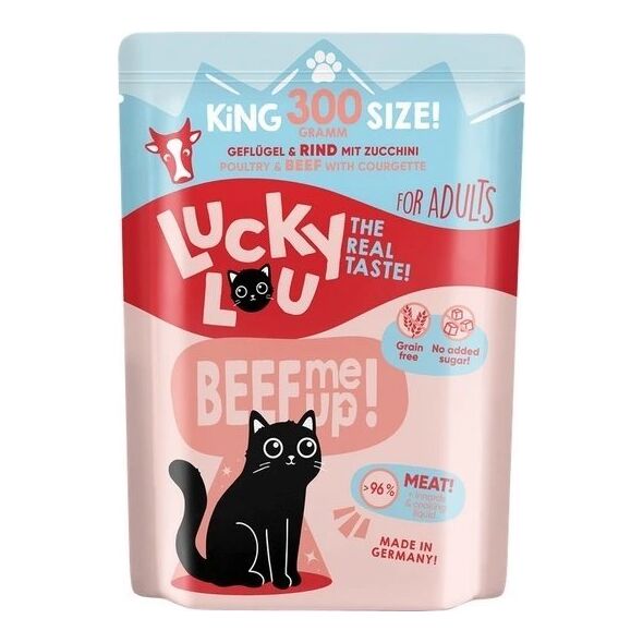 Lucky Lou Lucky Lou Lifestage Adult Drób i wołowina saszetka 300g