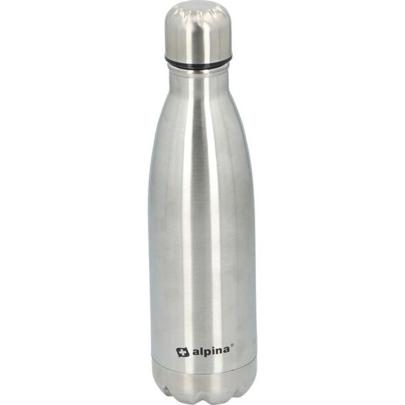 Alpina BUTELKA TERMICZNA TURYSTYCZNA ALPINA 470ML - SREBRNY