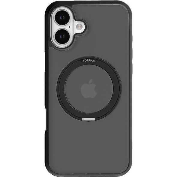 Torras Etui Torras Ostand Pro dla iPhone 16 Plus (Czarne)