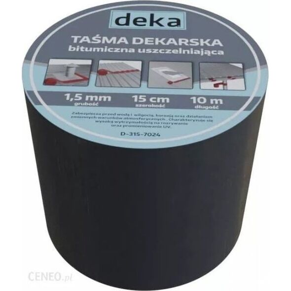Deka TAÅMA USZCZELNIAJÄCA DEKARSKA ALUBUTYL 15CM*10MB ALUMINIOWY