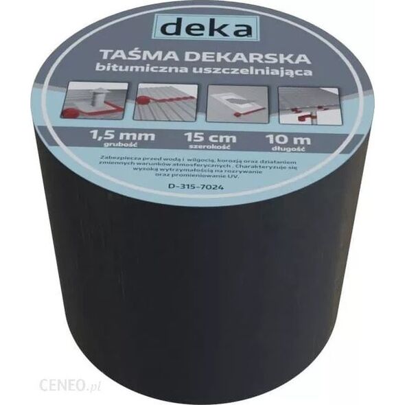 Deka TAÅMA USZCZELNIAJÄCA DEKARSKA ALUBUTYL 15CM*10MB BRÄZOWY