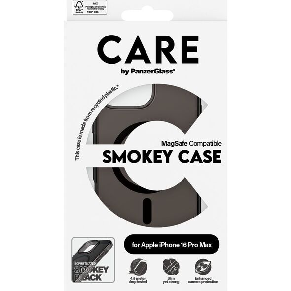 PanzerGlass CARE by PanzerGlass Flagship Case iPhone 16 Pro Max 6.9" dymny/smokey MagSafe 1352