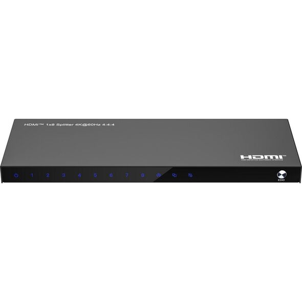 MicroConnect HDMI 4K Splitter 1x 8 Support