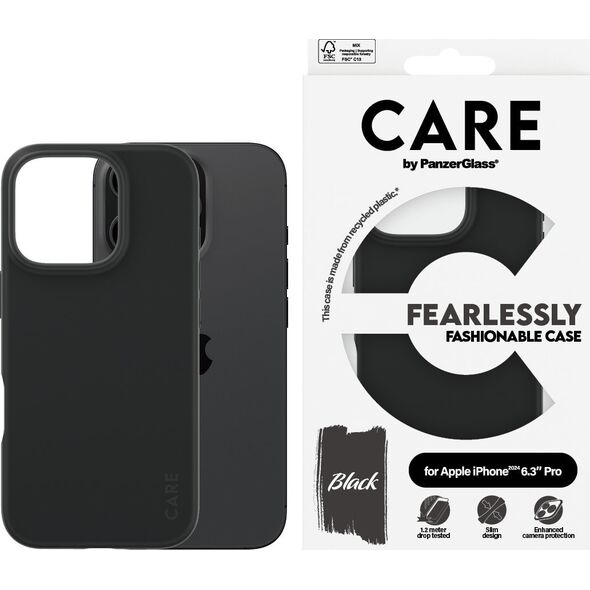 PanzerGlass PanzerGlass CARE Fashion Colors iPhone 16 Pro schwarz