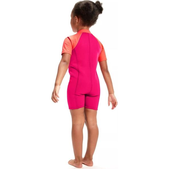 Speedo Dziecięcy strój kąpielowy Speedo LTS WSUT 1PC IF cherry pink/coral rozmiar 3