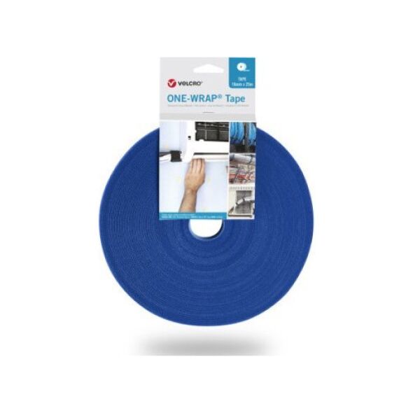 Triton Taśma VELCRO One Wrap o szerokości 30 mm, niebieska, 25 m