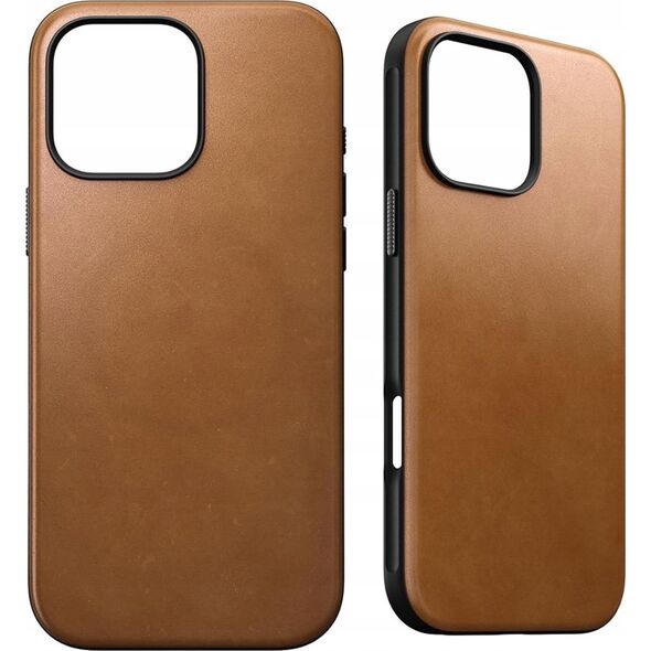 Nomad Nomad Modern Leather case, english Tan-C - iPhone 16 Pro