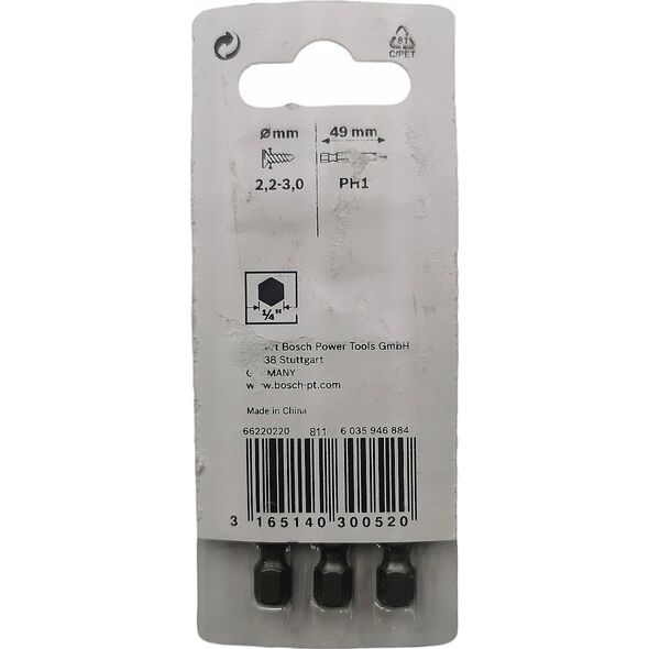 Bosch Screwdriver bit extra hard Bosch 2607001526