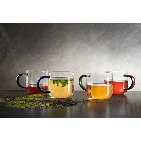 Asa Selection Mug Asa Selection Coppa Glass Black, 400 ml