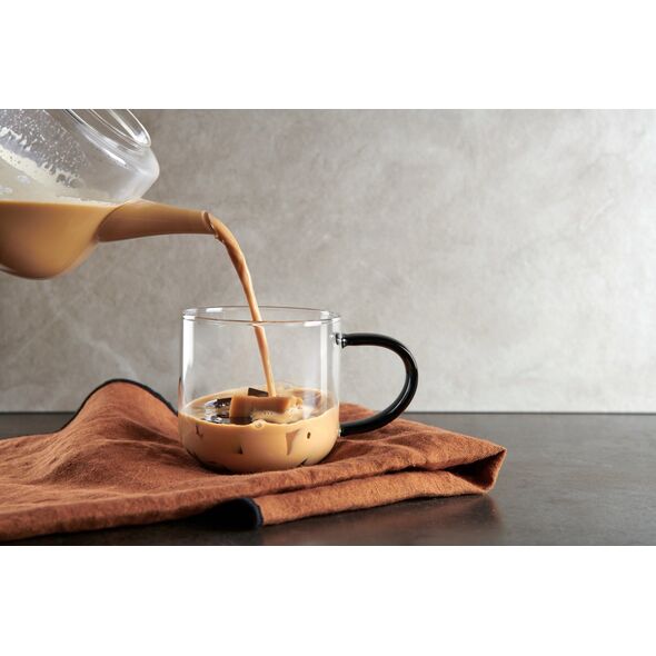 Asa Selection Mug Asa Selection Coppa Glass Black, 400 ml