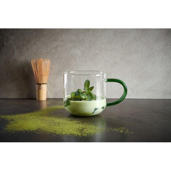 Asa Selection Mug Asa Selection Coppa Glass Black, 400 ml