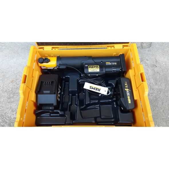 Rems Pipe pressing tool REMS Mini-Press 22V ACC L-Boxx 2.5Ah